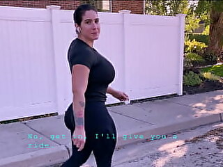Latina gets her sweaty labia finger-tickled together with pulverized inspection jogging